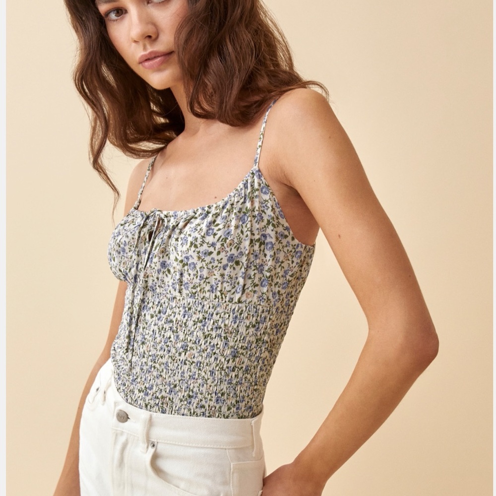 REFORMATION CARINE TOP SIZE MEDIUM